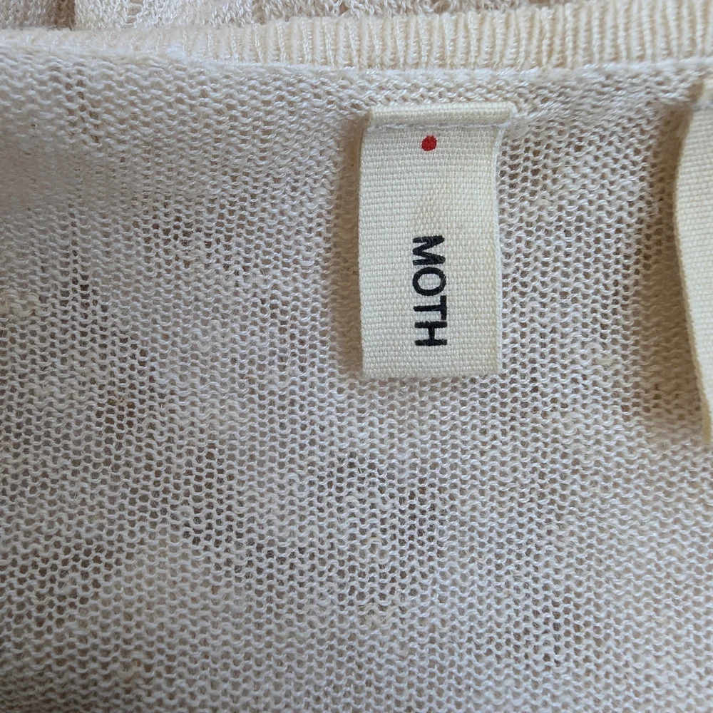 Moth Cream Layered Cardigan Sweater - Picture 5 of 7